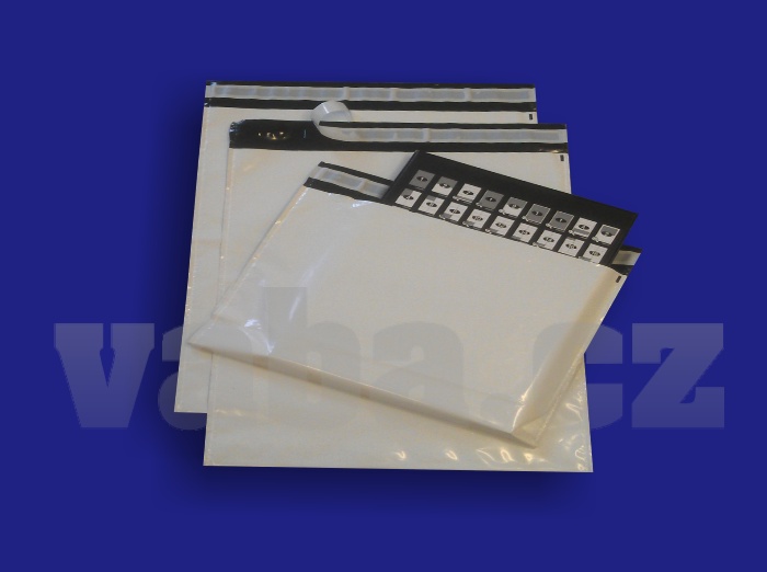 Poštovní Obálky 19 x 26+5cm plastové(LDPE), neprůhledné - Kliknutím na obrázek zavřete